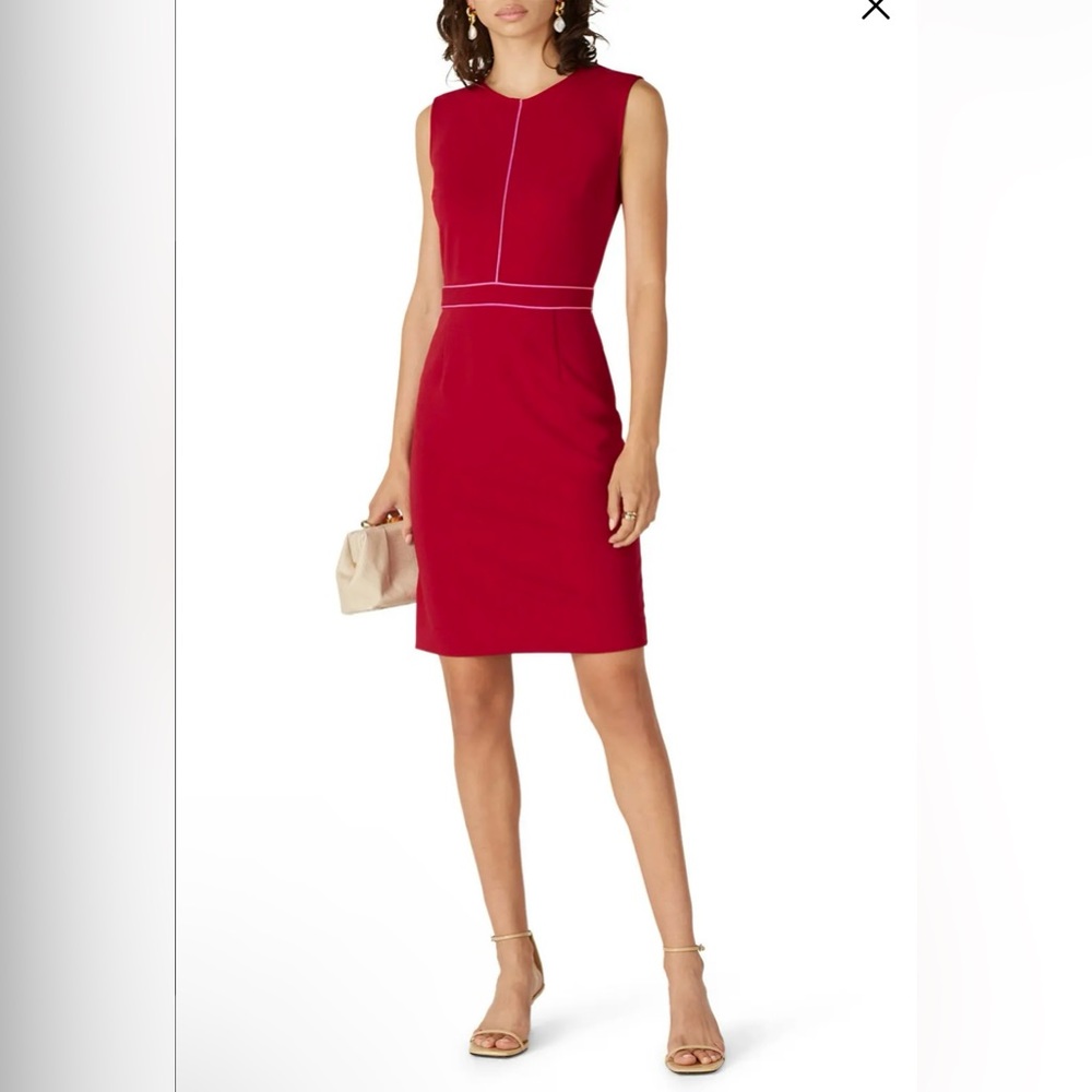 RENT THE RUNWAY Valentine’s $175 Red Crepe Dress